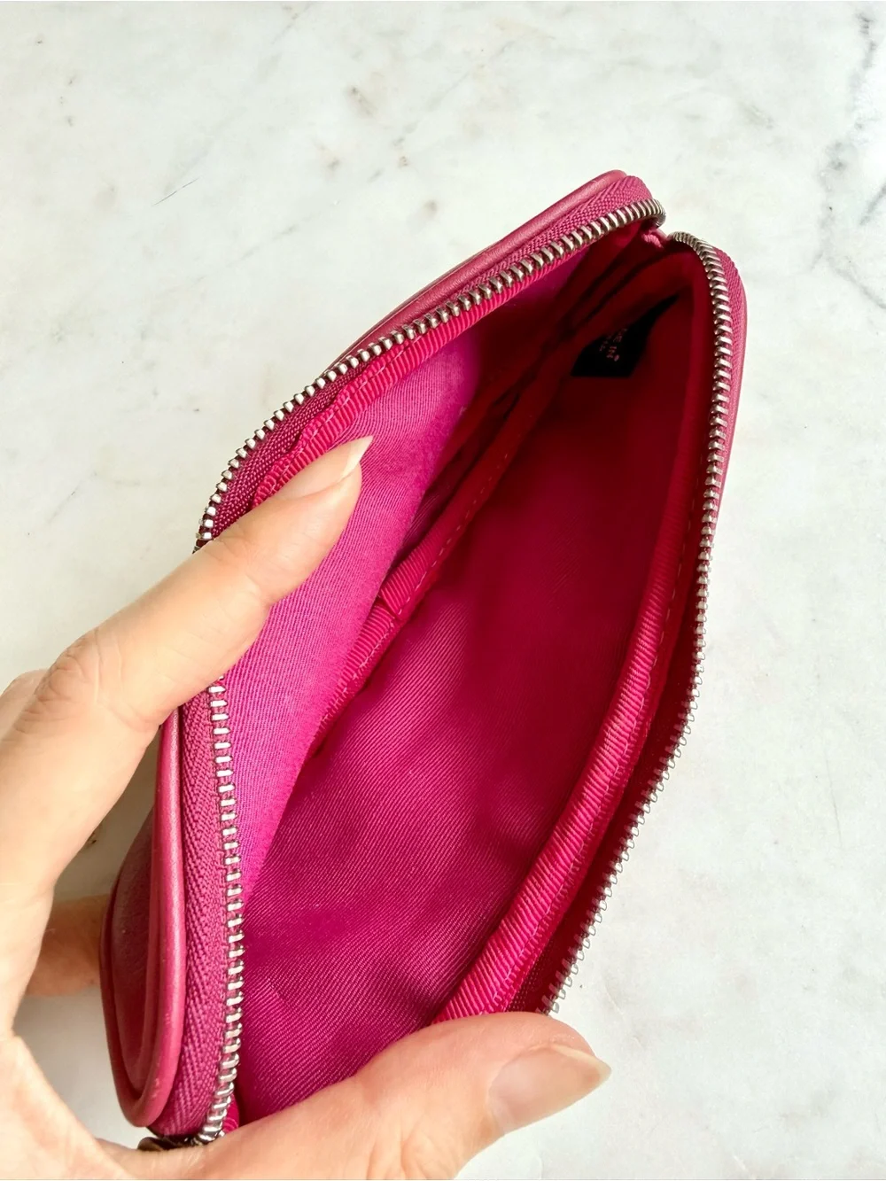 Vintage Coach Fuchsia Soft Leather Glasses Case